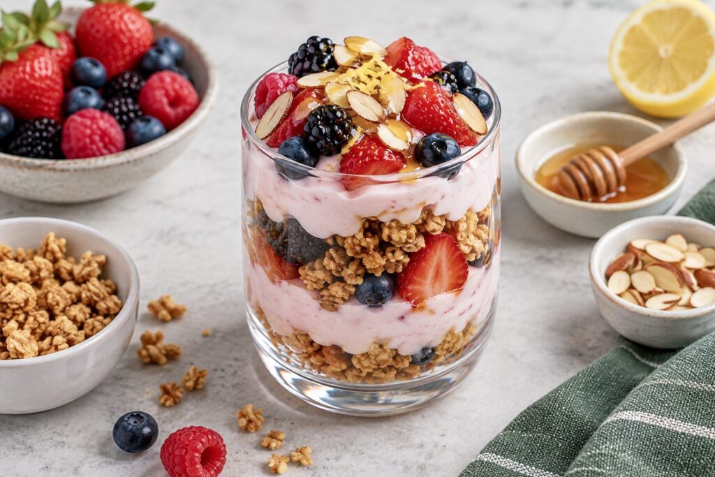 Greek Yogurt Berry Granola Parfait